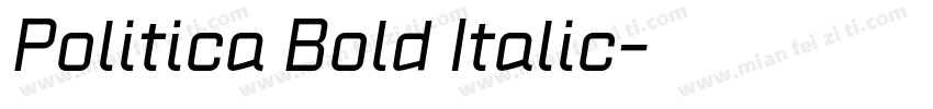 Politica Bold Italic字体转换